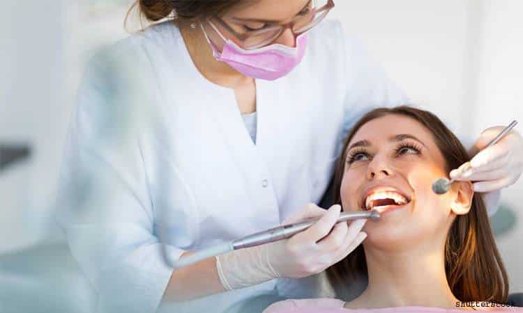 Patient receiving treatment from dentist for dental services near Everett WA